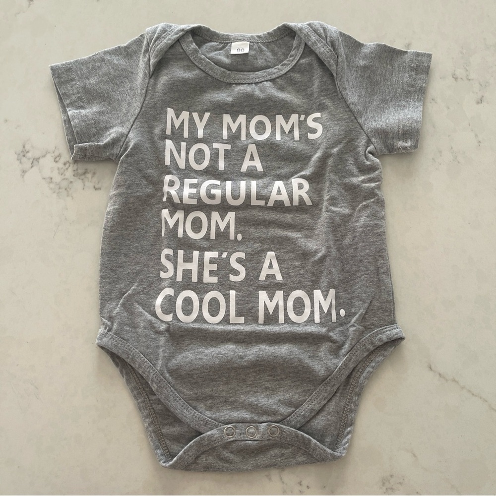 Gray bodysuit | size 90 (12-18 months) | Mean Girls’ Quotes on clothes